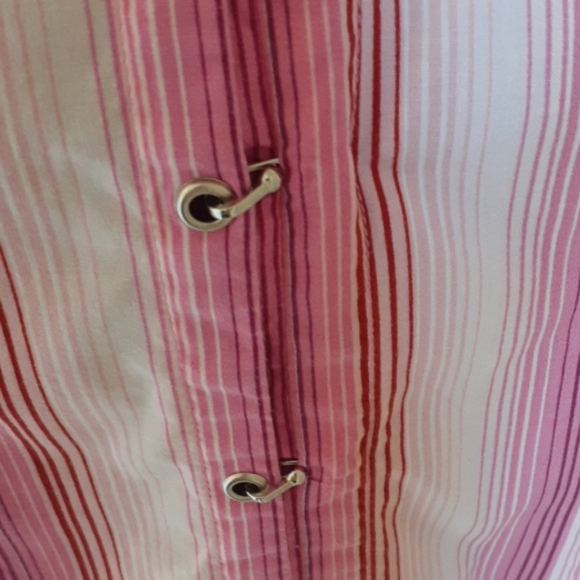 A.L.C Ladies Pink Stretch Button Down Blouse M - Picture 8 of 8